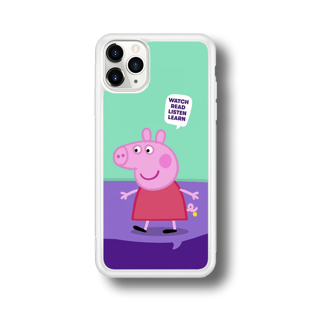 Peppa Pig Ready to Study iPhone 11 Pro Max Case