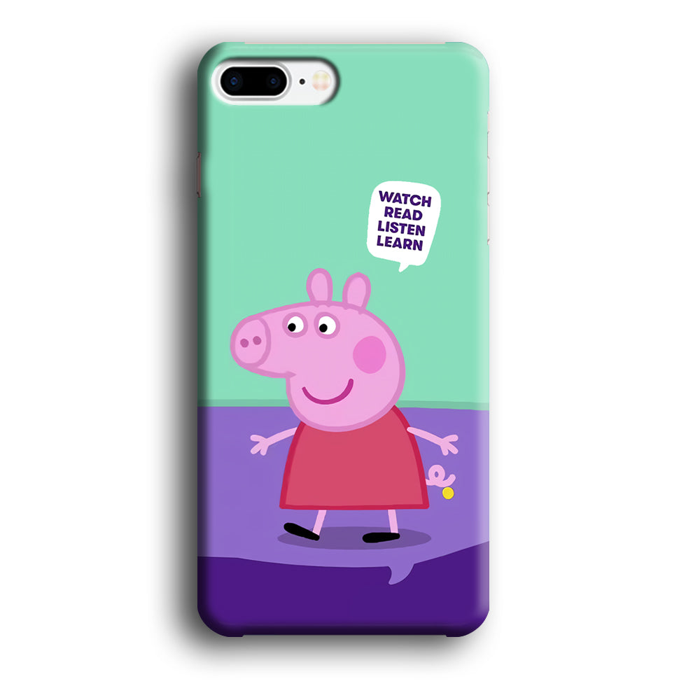Peppa Pig Ready to Study iPhone 8 Plus Case