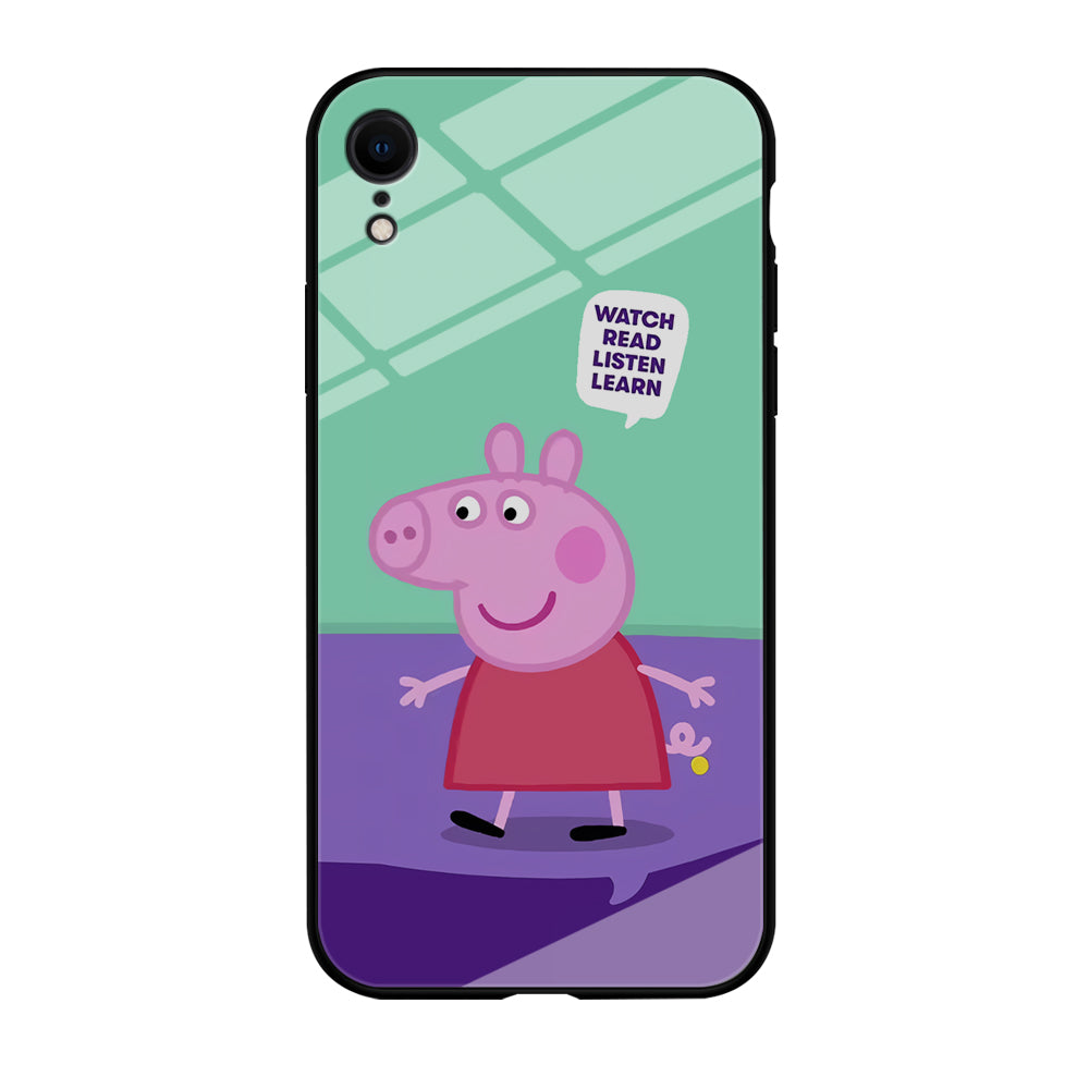 Peppa Pig Ready to Study iPhone XR Case