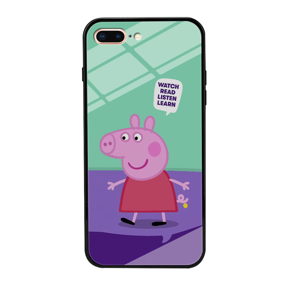 Peppa Pig Ready to Study iPhone 8 Plus Case