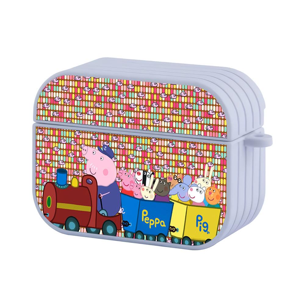 Peppa Pig Take the Train through the City Apple Airpods Pro 2 Case White