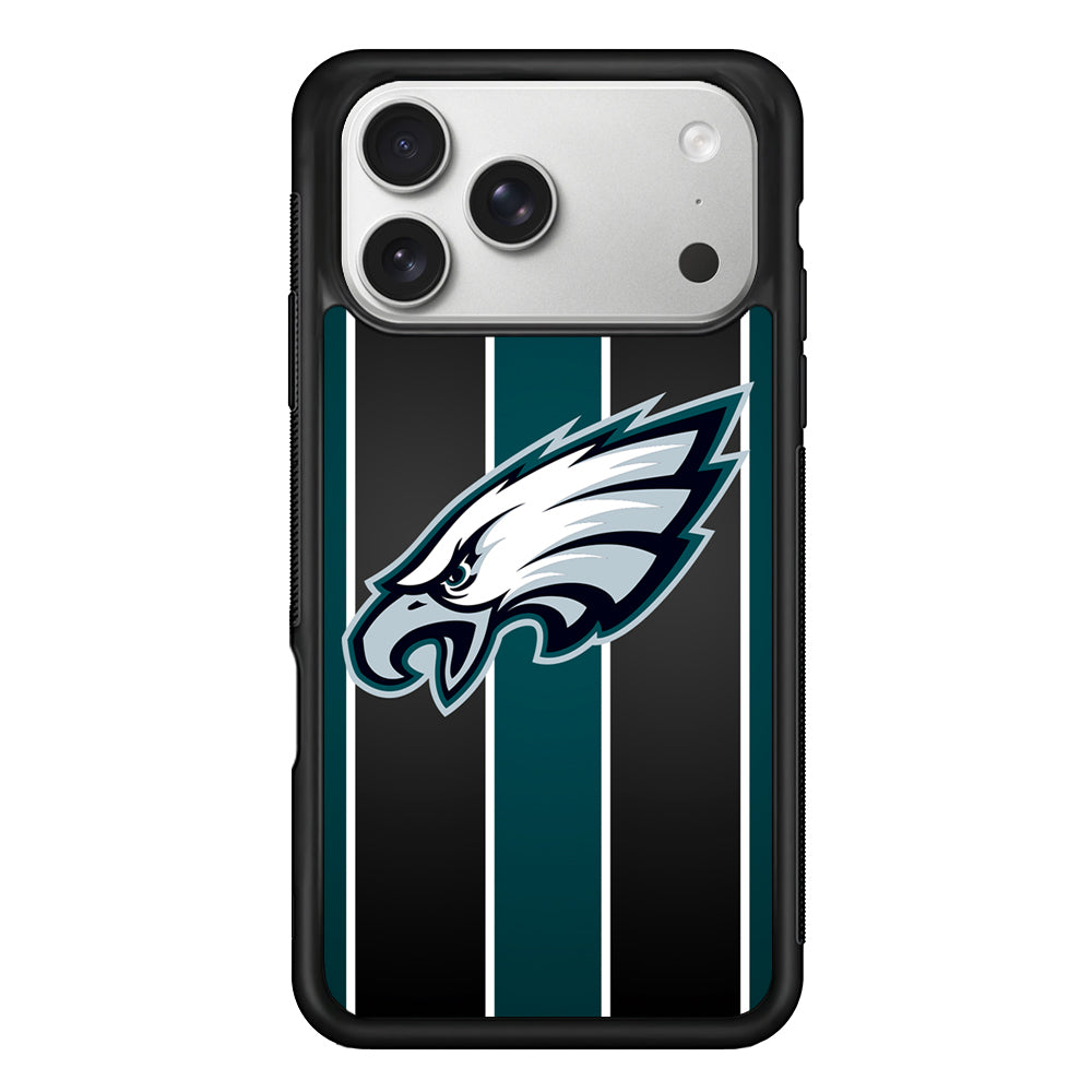 Philadelphia Eagles Stripe And Green iPhone 17 Pro Case