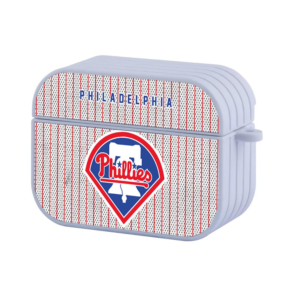 Philadelphia Phillies MLB Line of Courage Apple Airpods Pro Case White