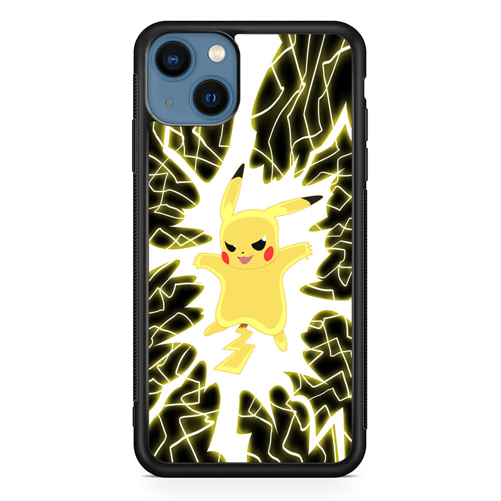 Pikachu 100 Million Volt iPhone 15 Case - Carneyforia