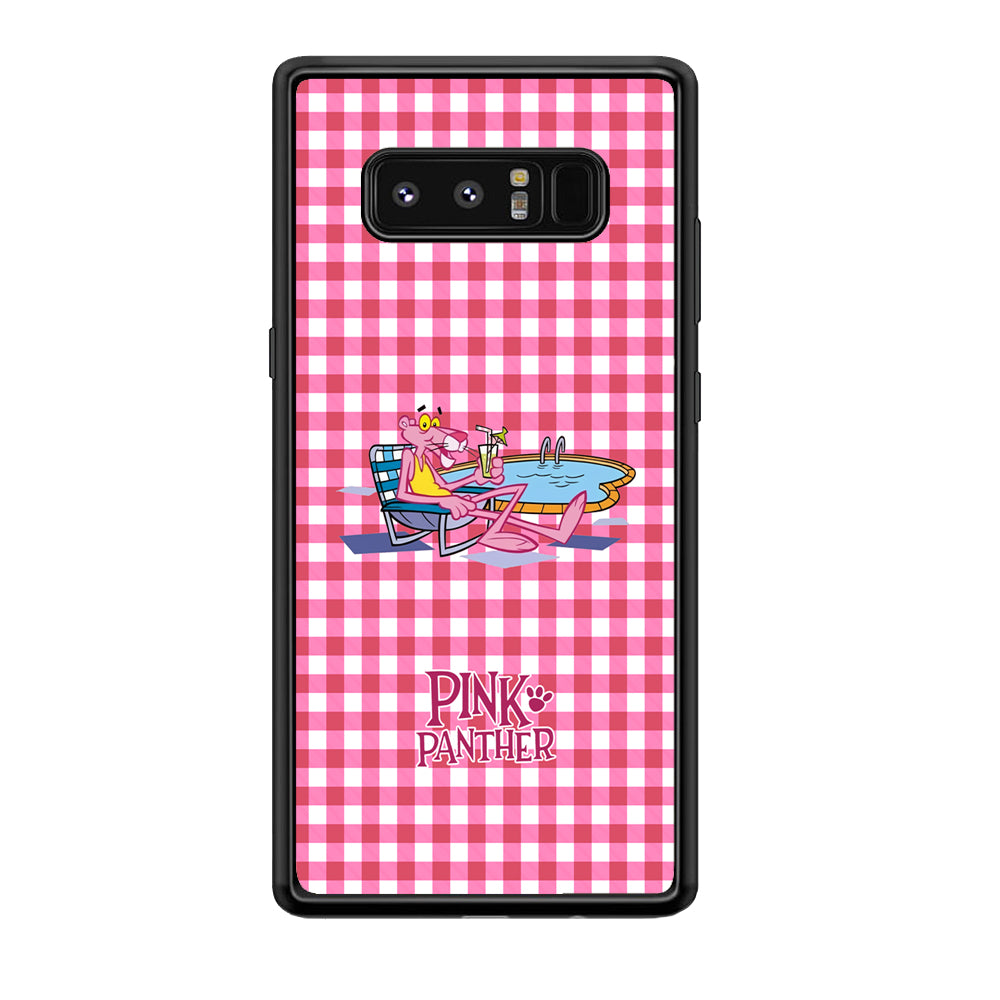 Pink Panther Relax with Swimming Samsung Galaxy Note 8 Case