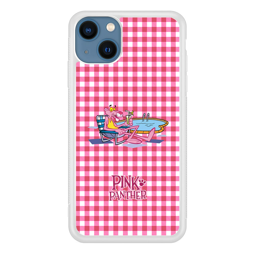 Pink Panther Relax with Swimming IPhone 13 Case