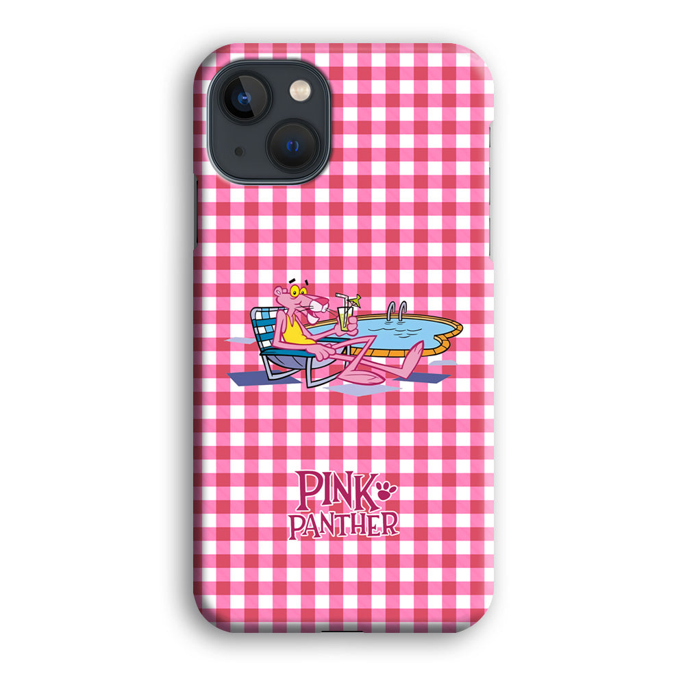Pink Panther Relax with Swimming IPhone 13 Case