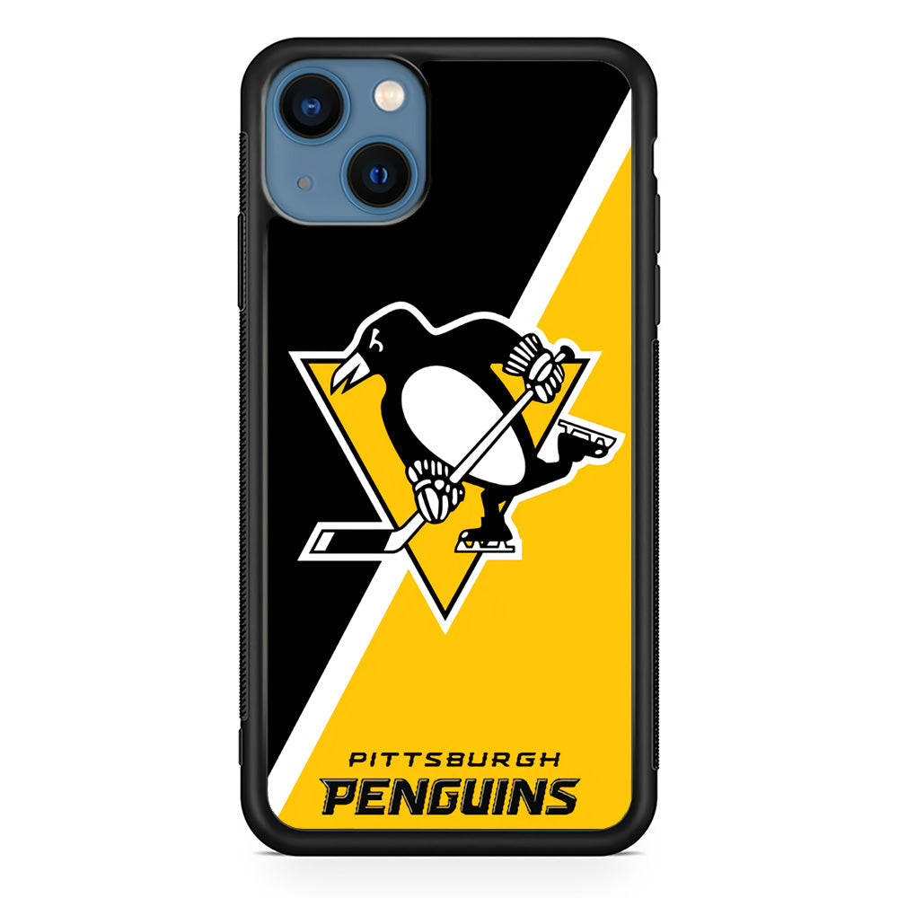 Pittsburgh Penguins Two Colour iPhone 15 Case - Carneyforia
