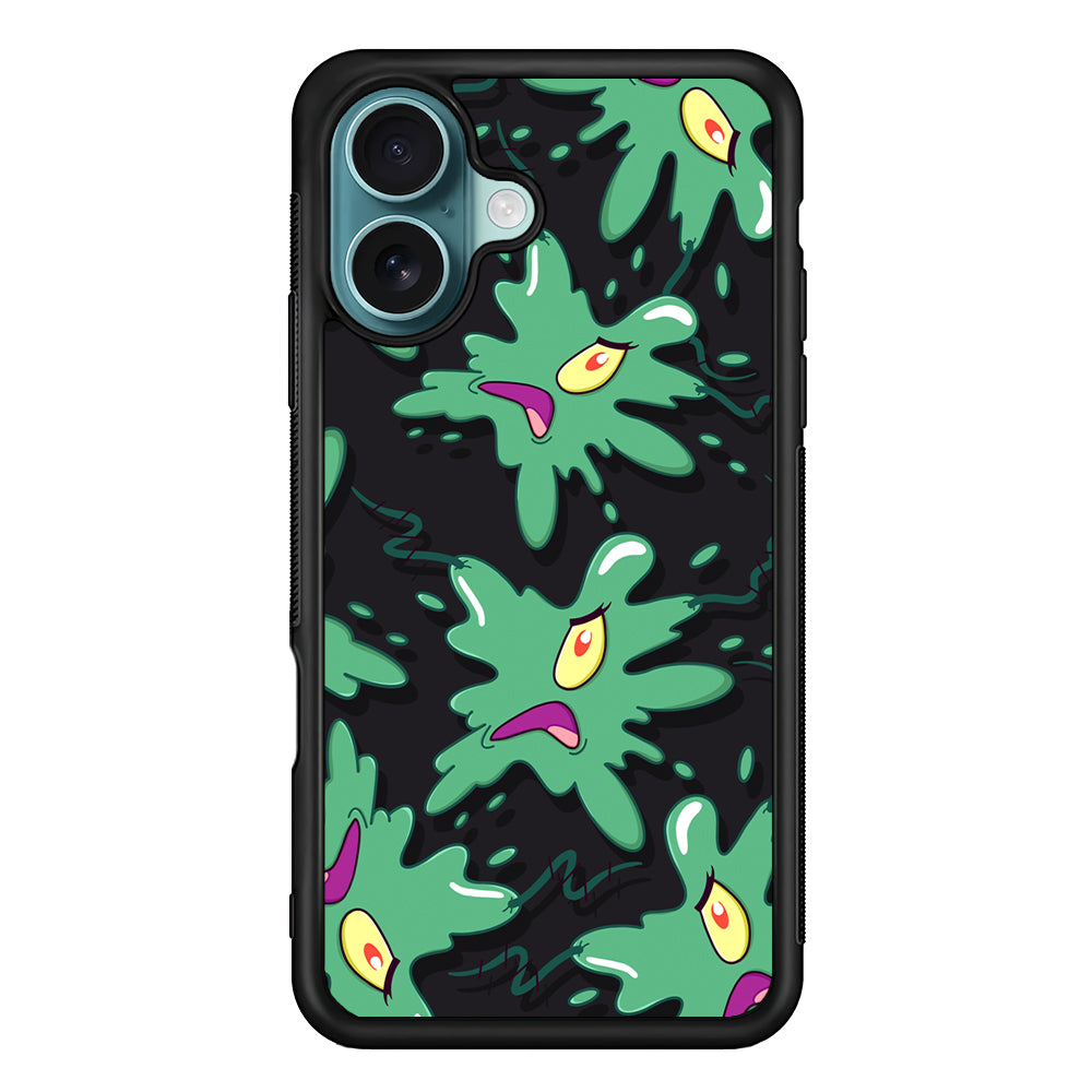 Plankton Patern of Stain iPhone 16 Plus Case