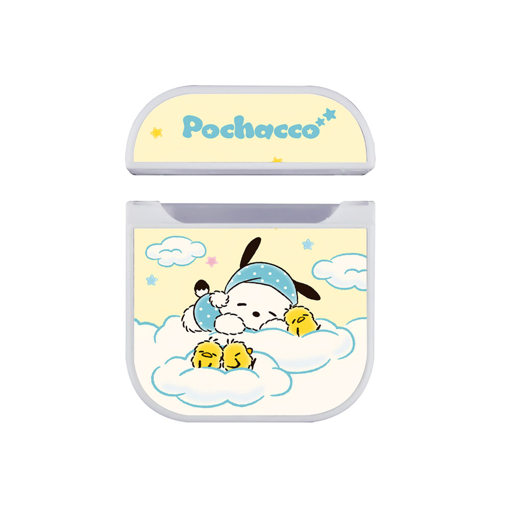 Pochacco Was Sleeping Apple Airpods Case White