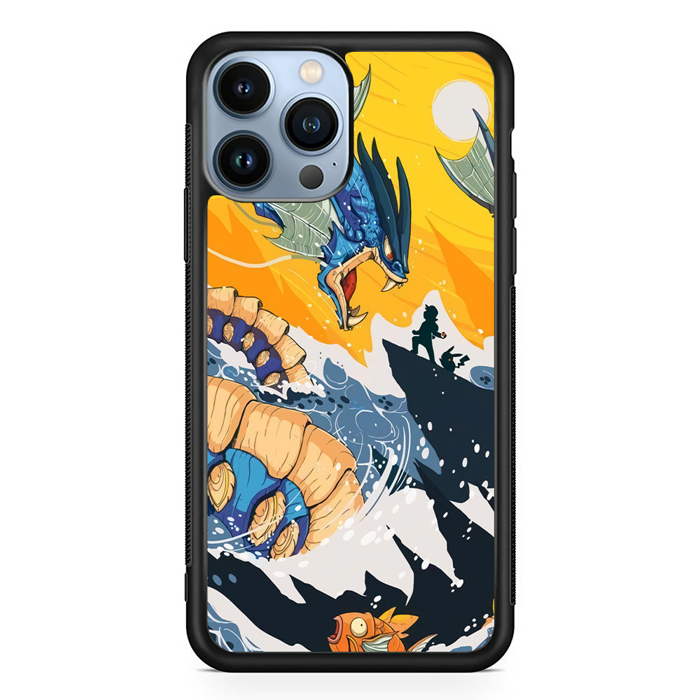 Pokemon Catching The Dragon iPhone 15 Pro Case - Carneyforia
