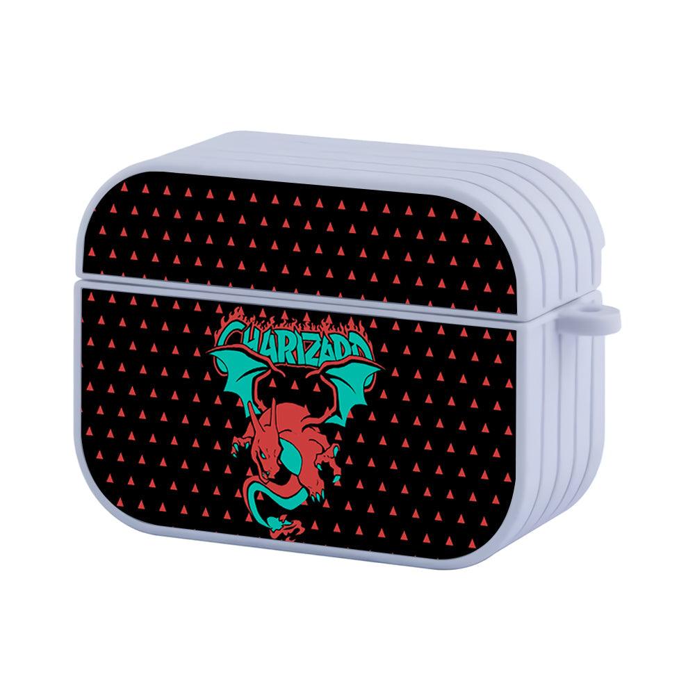 Pokemon Charizard Flying Silhouette Apple Airpods Pro Case White