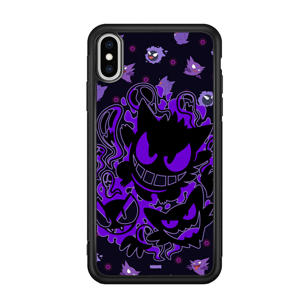 Pokemon Scary Smile from Gengar iPhone XS Case