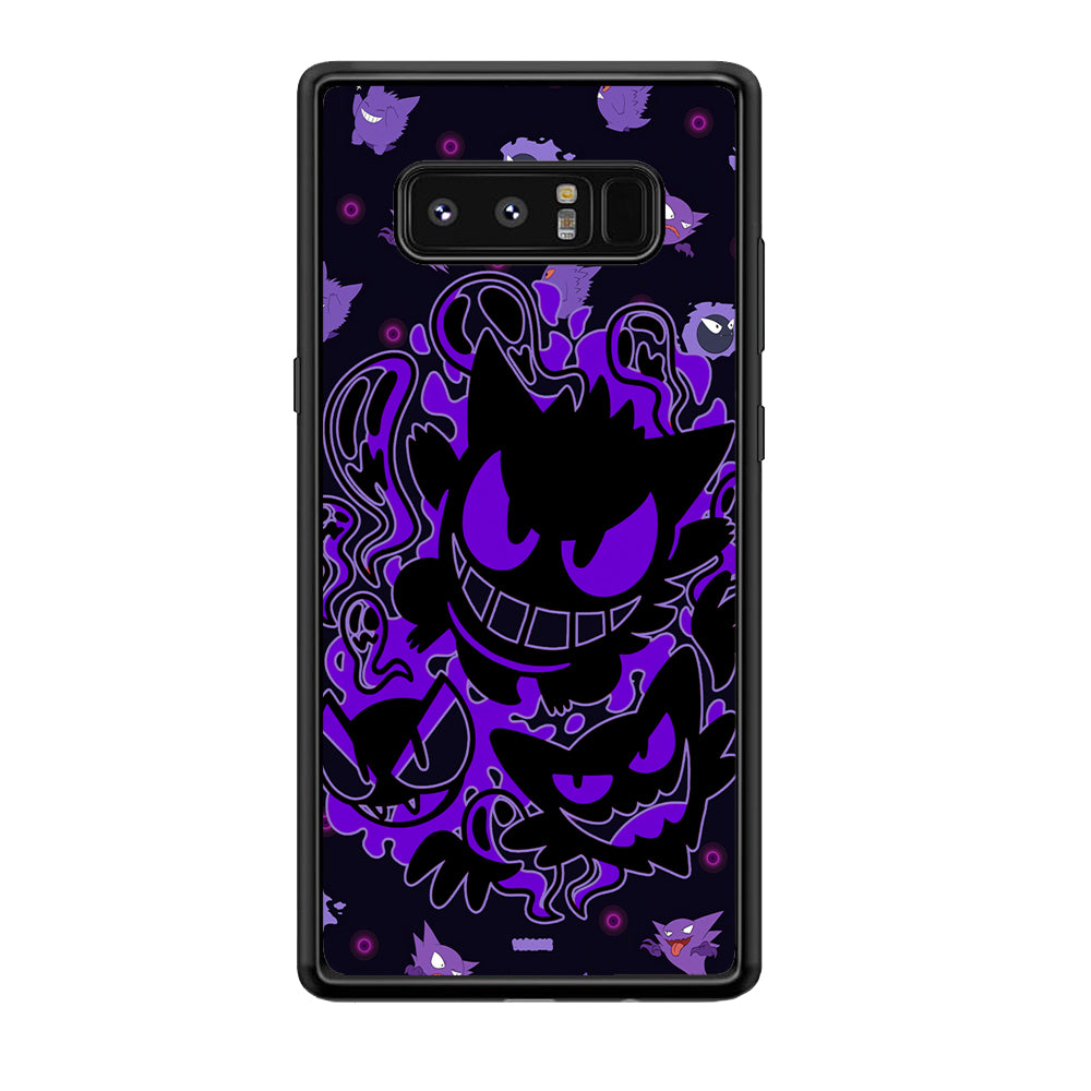 Pokemon Scary Smile from Gengar Samsung Galaxy Note 8 Case