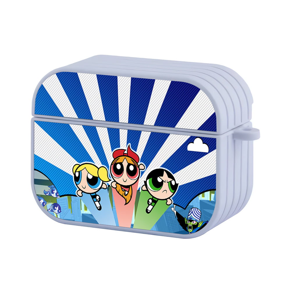 Powerpuff Girls Battle Against Mojo Apple Airpods Pro Case White