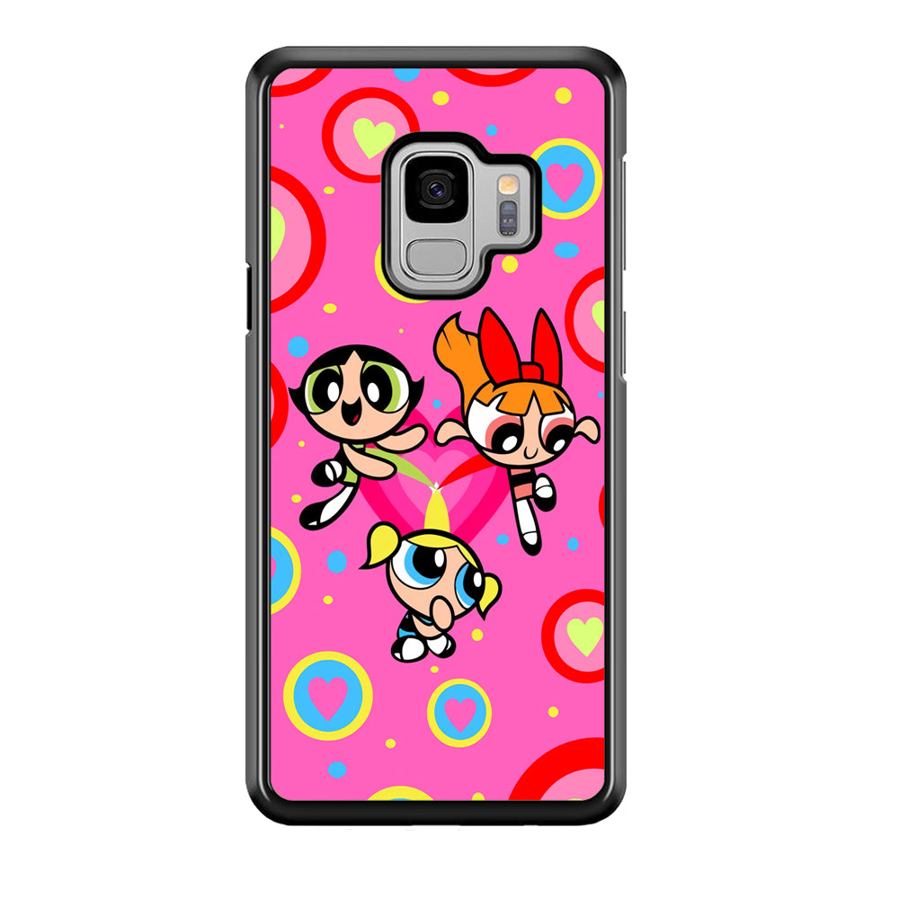 Powerpuff Girls Doodle Of Love Samsung Galaxy S9 Case Default Title
