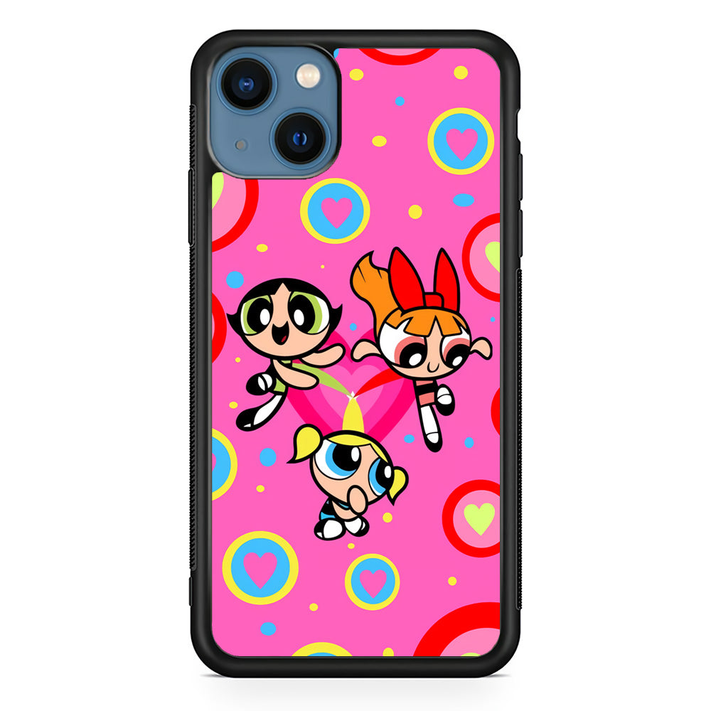 Powerpuff Girls Doodle Of Love iPhone 15 Case - Carneyforia