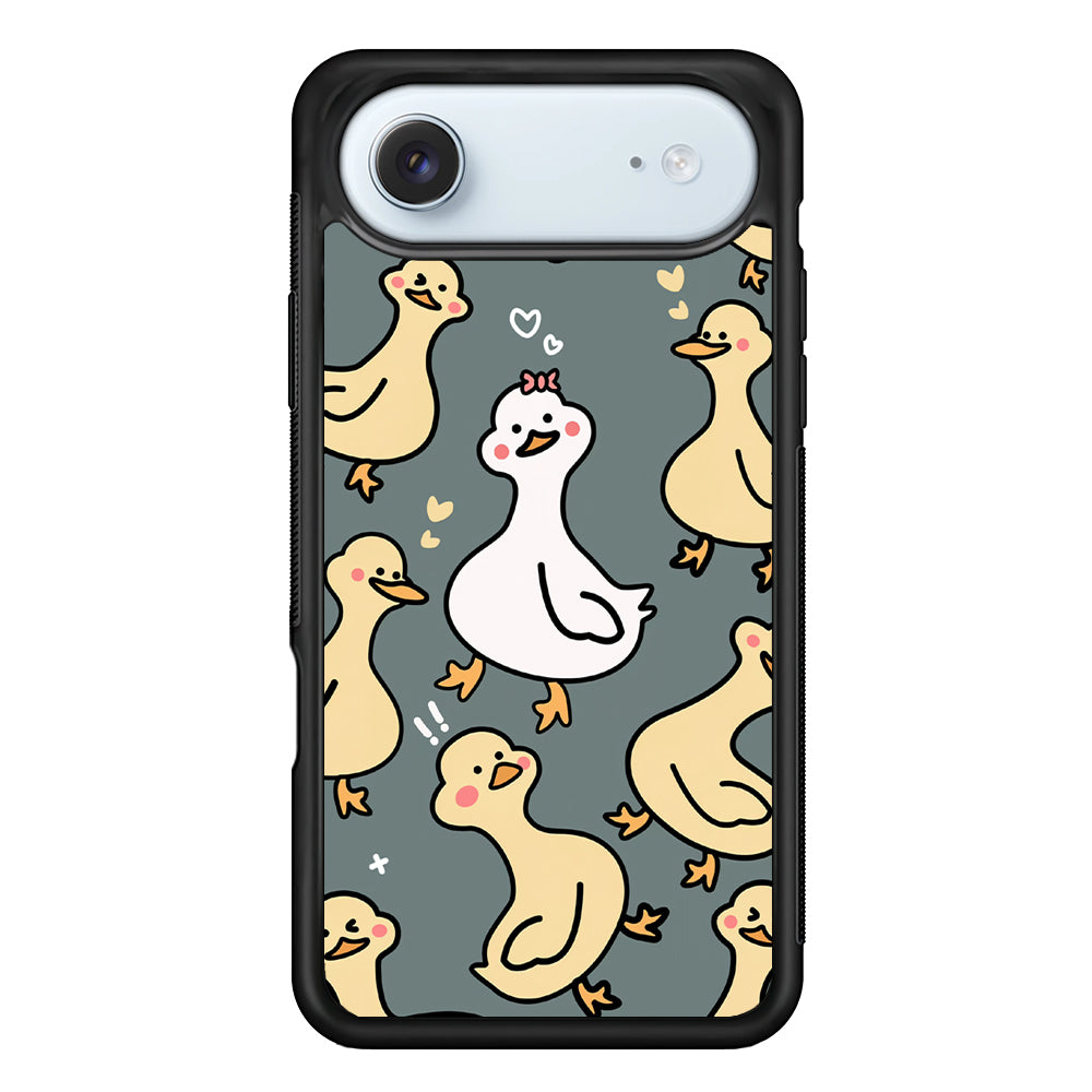 Princess of Duck Patern Wallpaper iPhone 17 Air Case