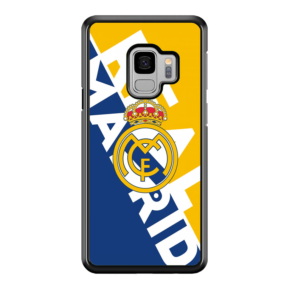 Real Madrid Bold Sensing Samsung Galaxy S9 Case Default Title