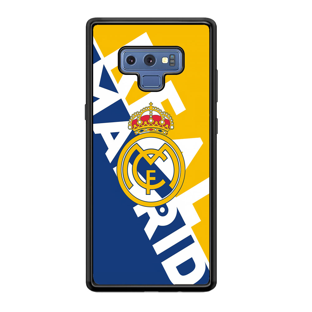 Real Madrid Bold Sensing Samsung Galaxy Note 9 Case