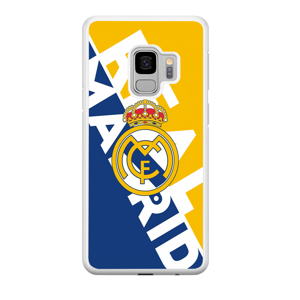 Real Madrid Bold Sensing Samsung Galaxy S9 Case