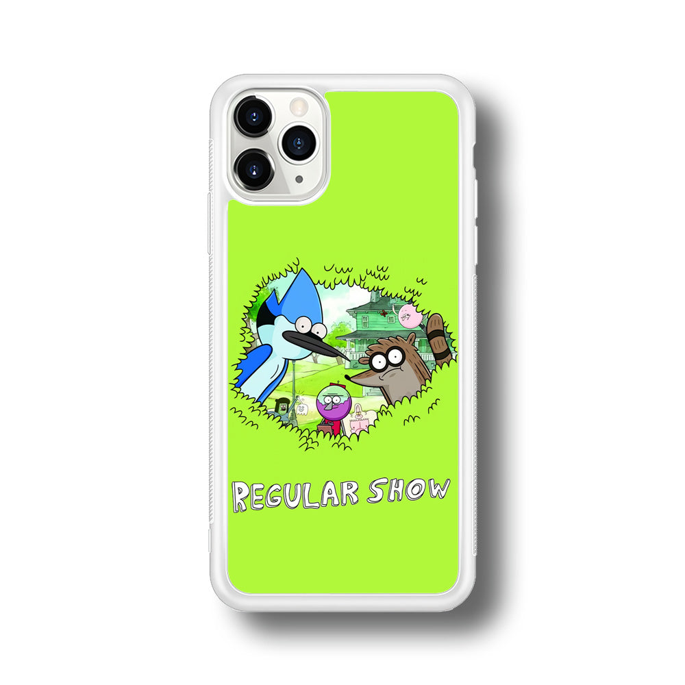 Regular Show Hide In The Bushes iPhone 11 Pro Max Case
