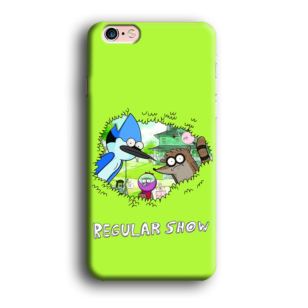 Regular Show Hide In The Bushes iPhone 6 Plus | 6s Plus Case