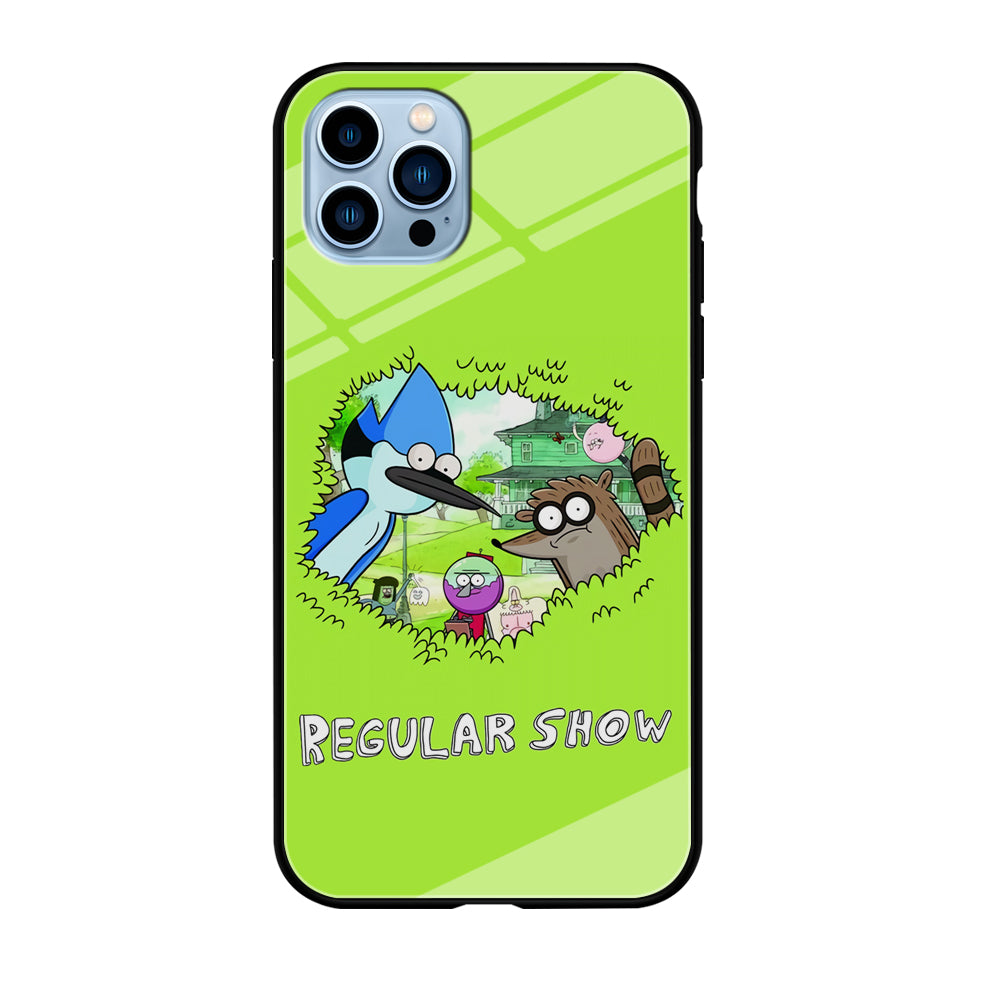 Regular Show Hide In The Bushes iPhone 12 Pro Case