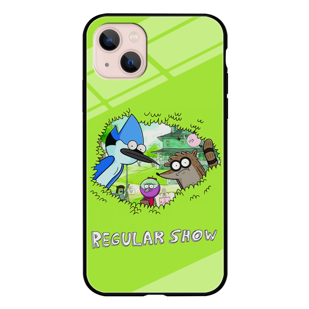Regular Show Hide In The Bushes iPhone 13 Case