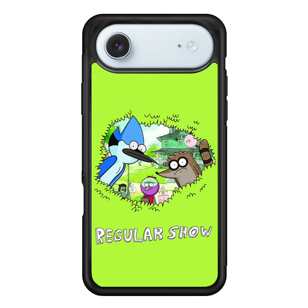 Regular Show Hide In The Bushes iPhone 17 Air Case