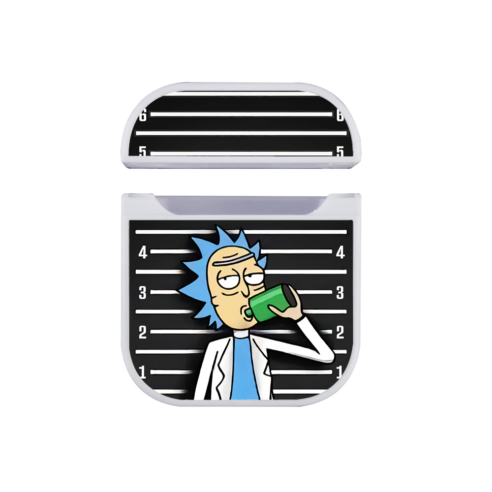 Rick Sanchez Height Meter Apple Airpods Case White