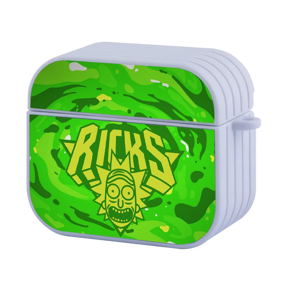 Rick and Morty Playing Signal Apple Airpods 4 Case White