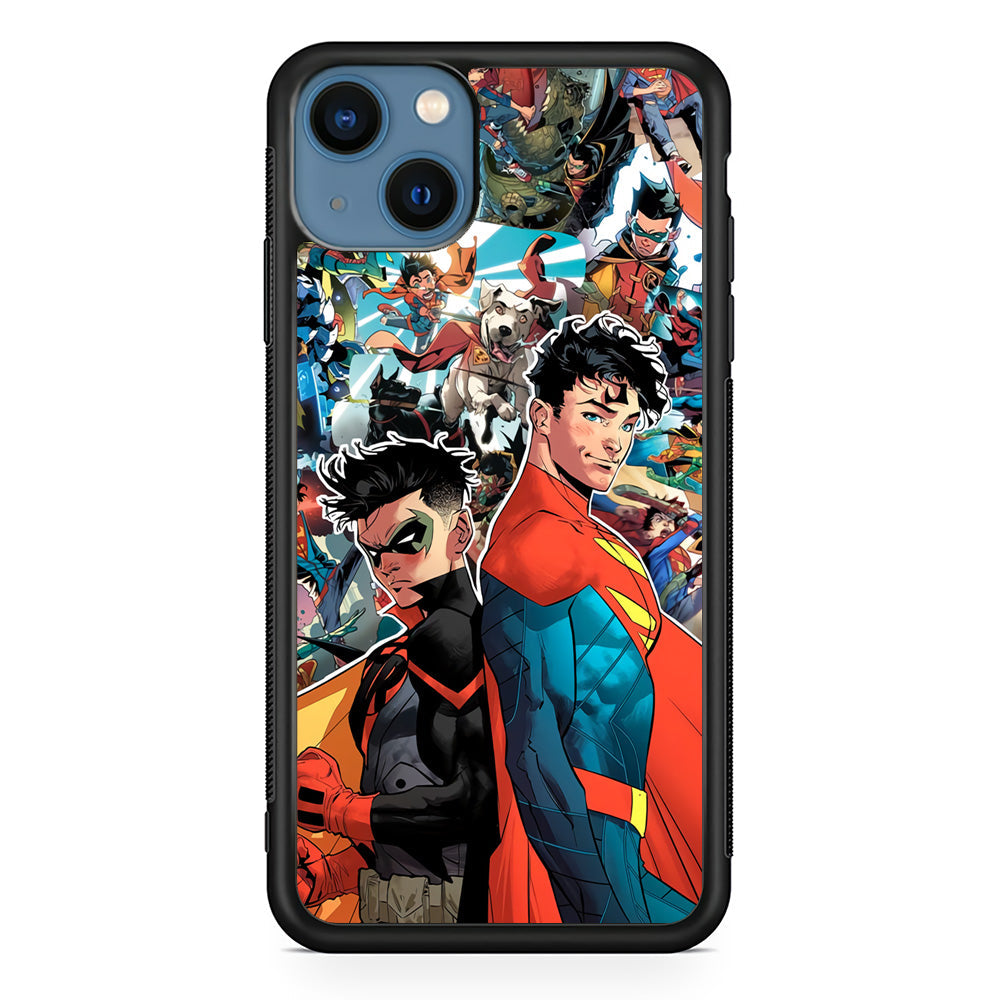 Robin X Superman iPhone 15 Plus Case - Carneyforia