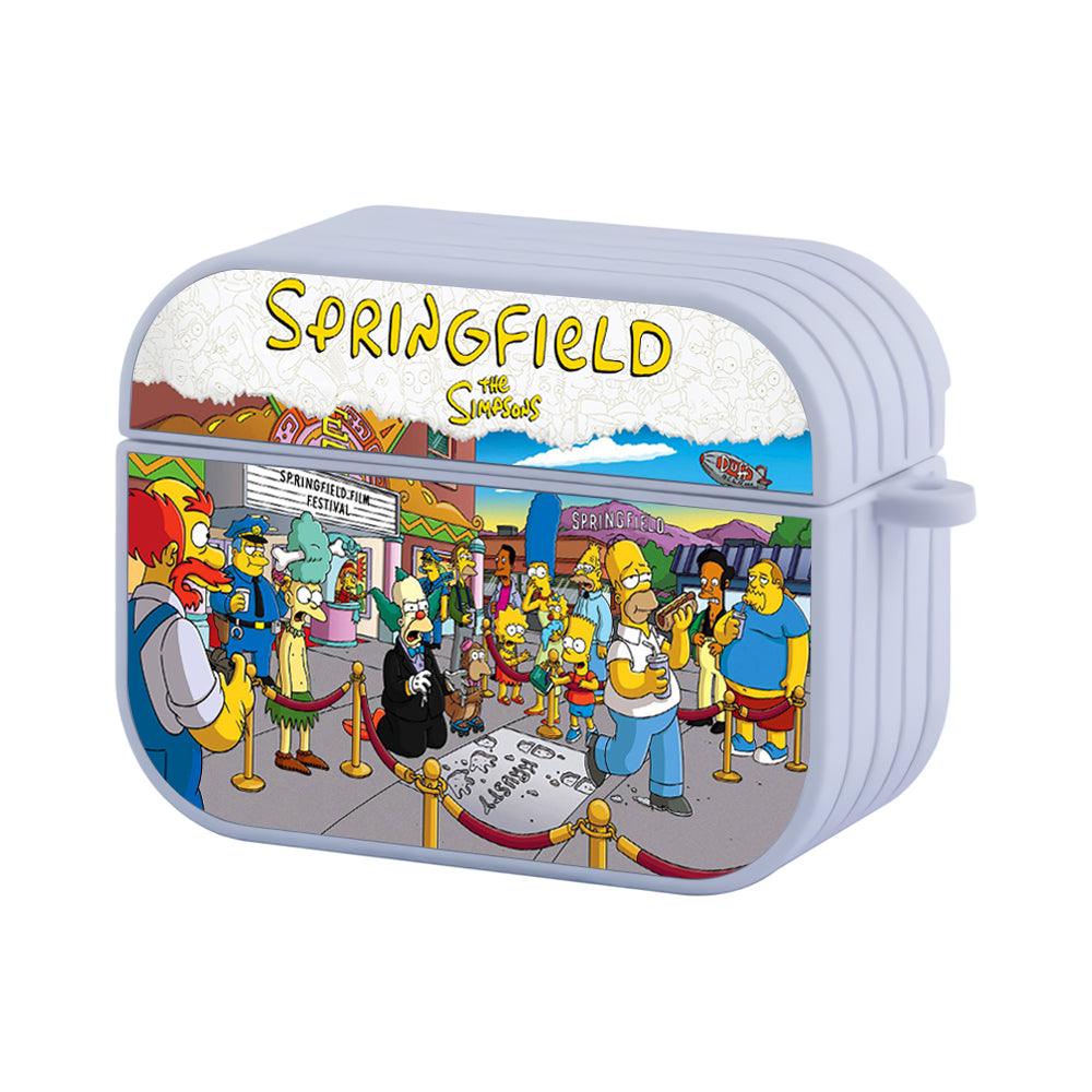 Simpsons Film Festival of Springfield Apple Airpods Pro Case White