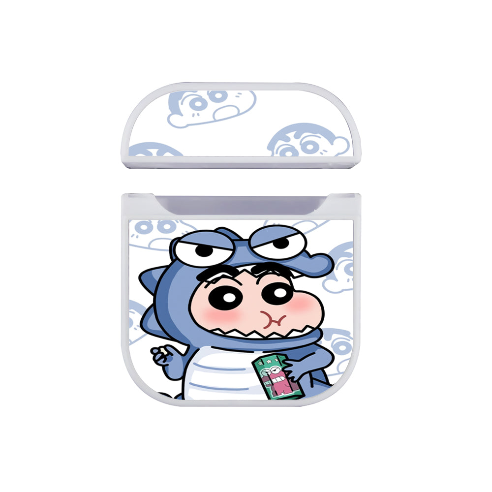 Sinchan Dyno Cosplay Apple Airpods Case White