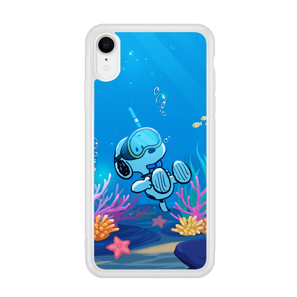 Snoopy Enjoy Diving iPhone XR Case