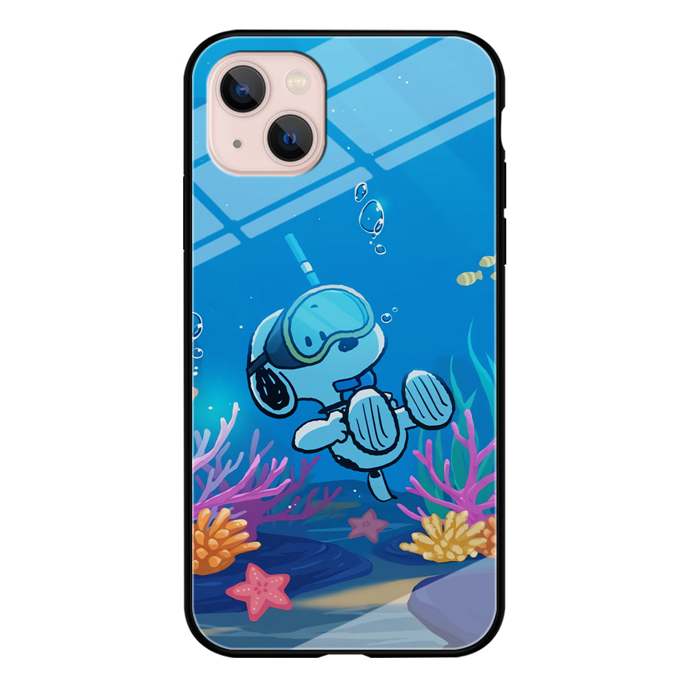 Snoopy Enjoy Diving iPhone 13 Case