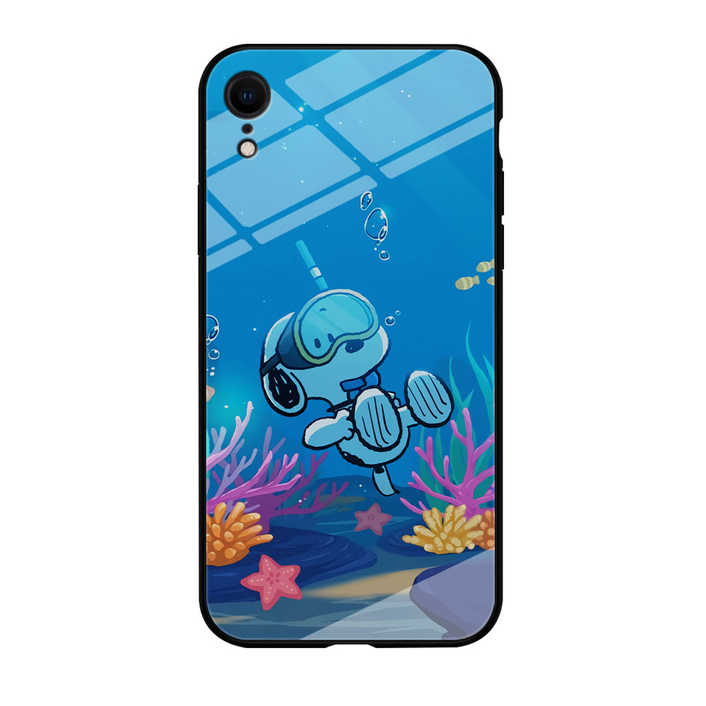 Snoopy Enjoy Diving iPhone XR Case