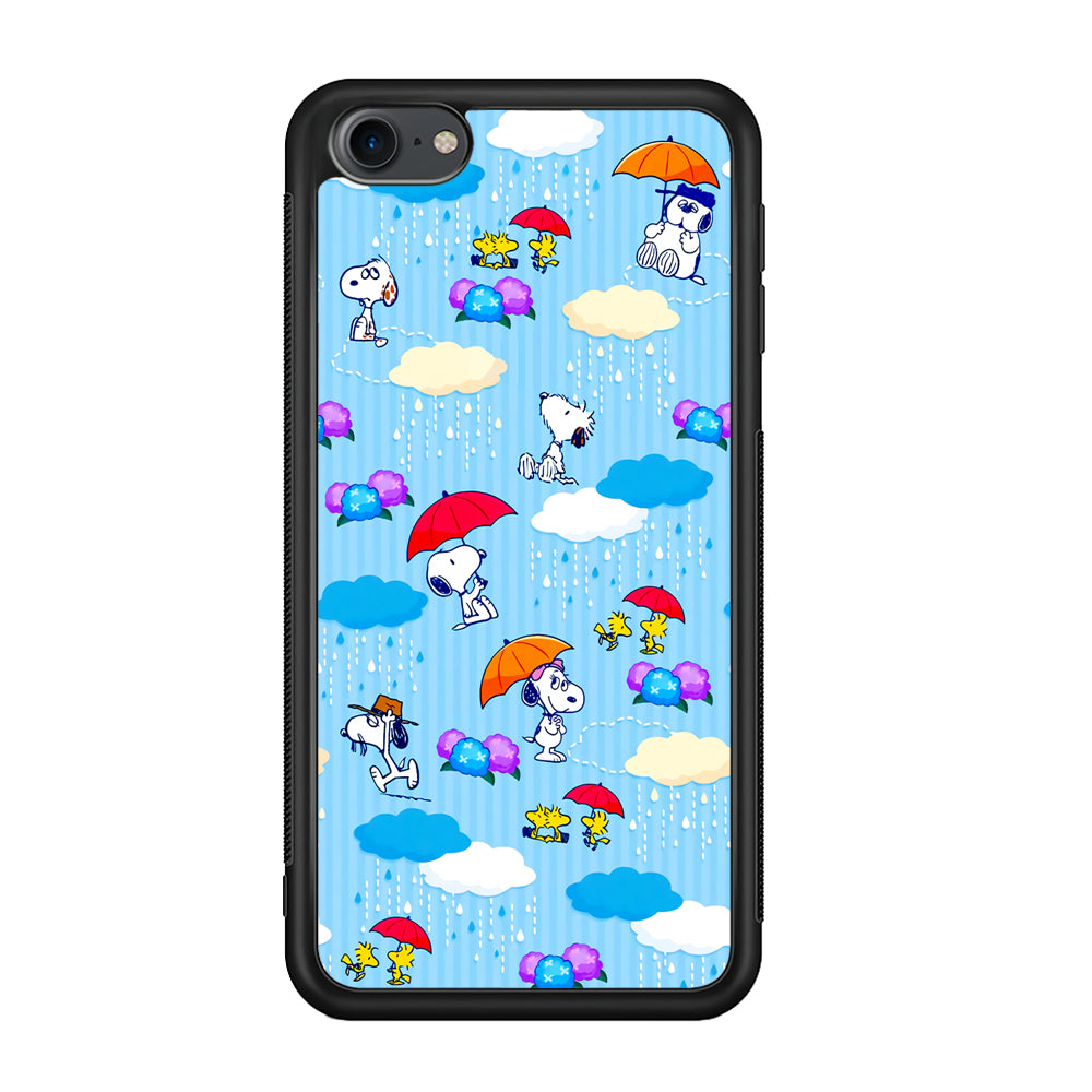 Snoopy Rainy Moment Aesthetic iPod Touch 6 Case - Carneyforia
