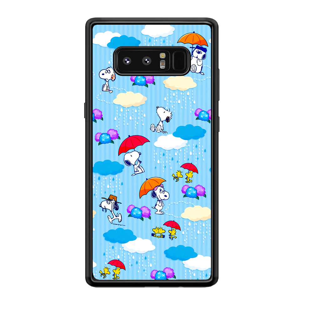 Snoopy Rainy Moment Aesthetic Samsung Galaxy Note 8 Case