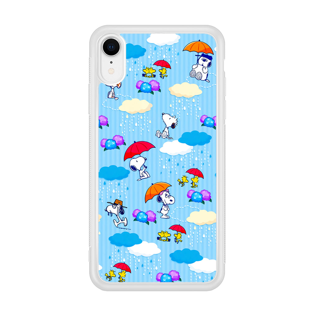 Snoopy Rainy Moment Aesthetic iPhone XR Case