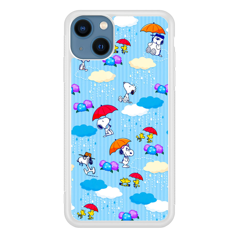 Snoopy Rainy Moment Aesthetic iPhone 13 Case