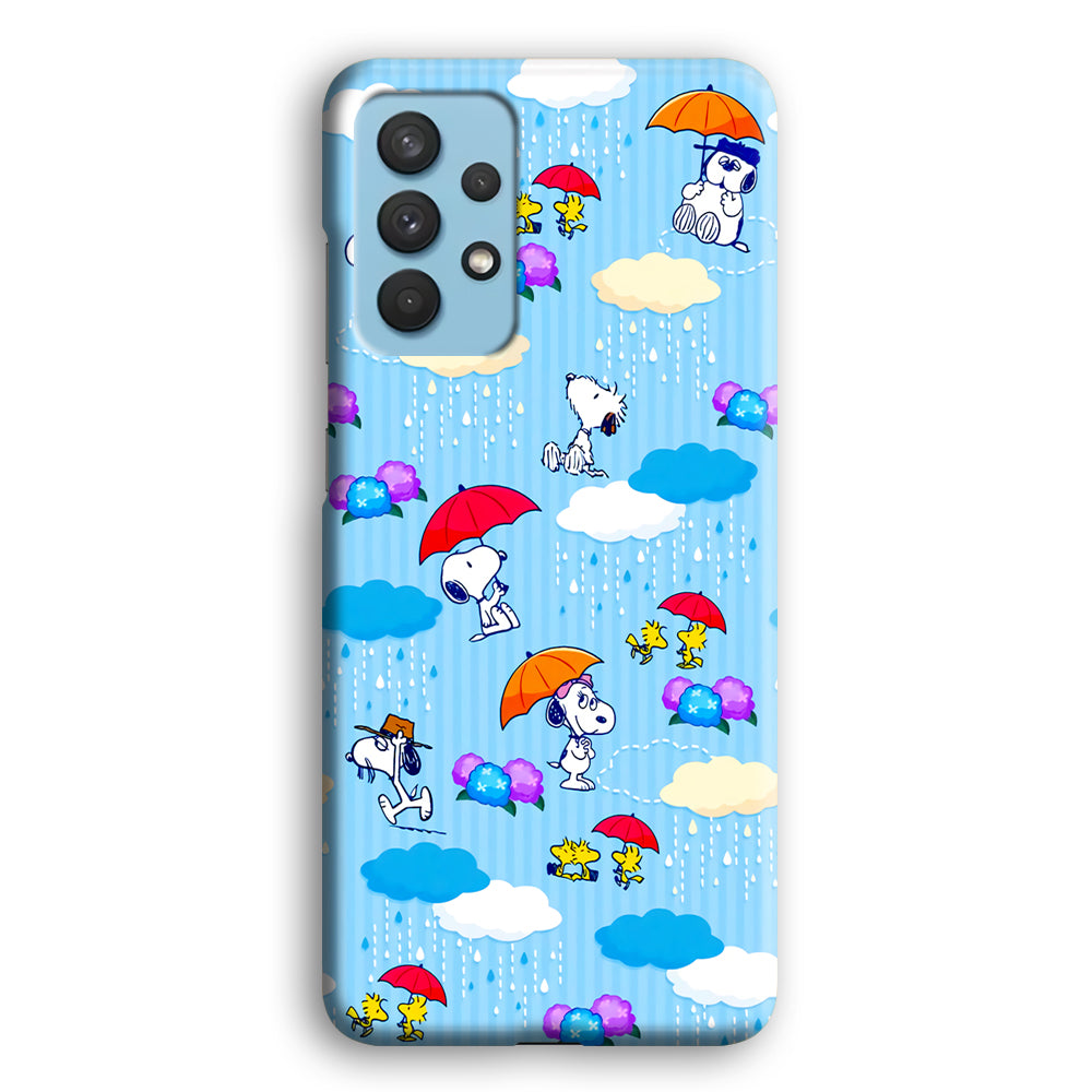 Snoopy Rainy Moment Aesthetic Samsung Galaxy A32 Case