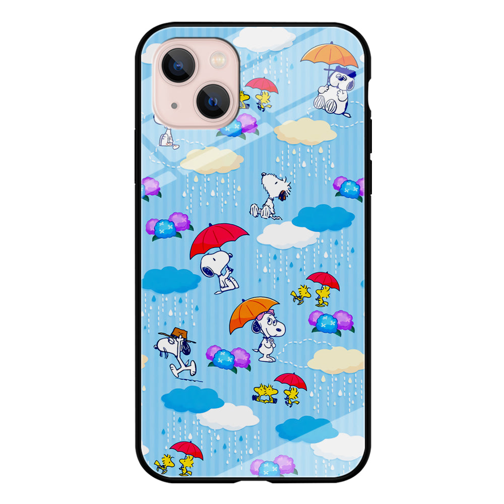 Snoopy Rainy Moment Aesthetic iPhone 13 Case