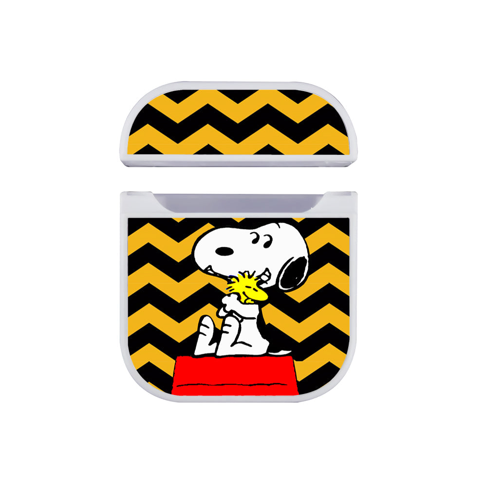 Snoopy Woodstock Best Friend Apple Airpods Case White