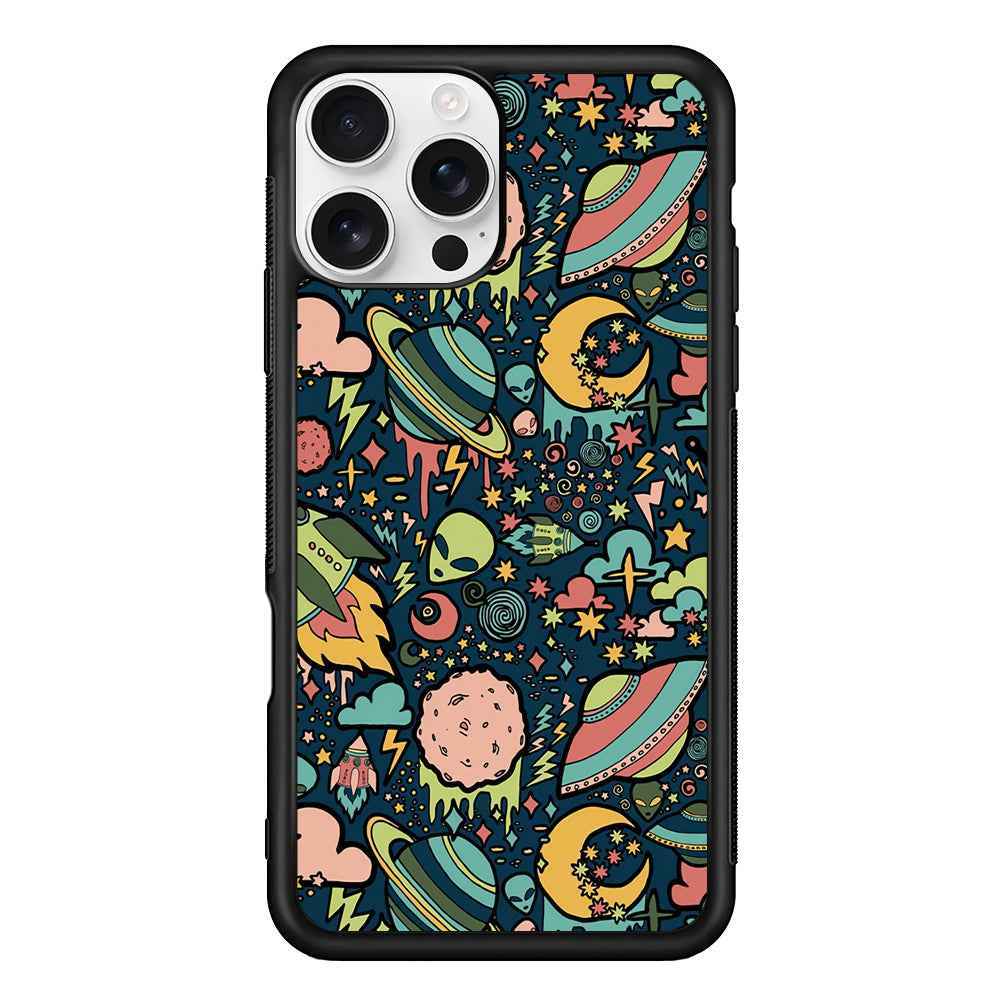Space Content Art iPhone 16 Pro Case