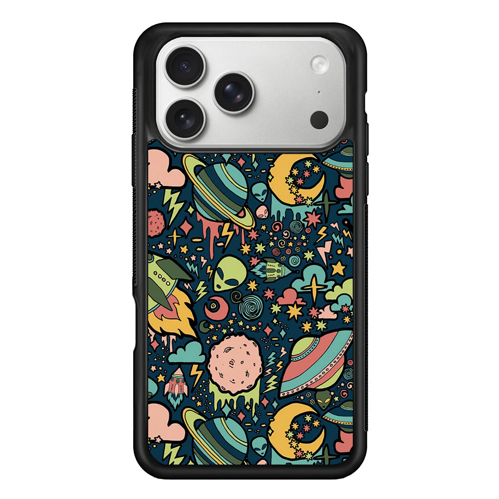 Space Content Art iPhone 17 Pro Max Case