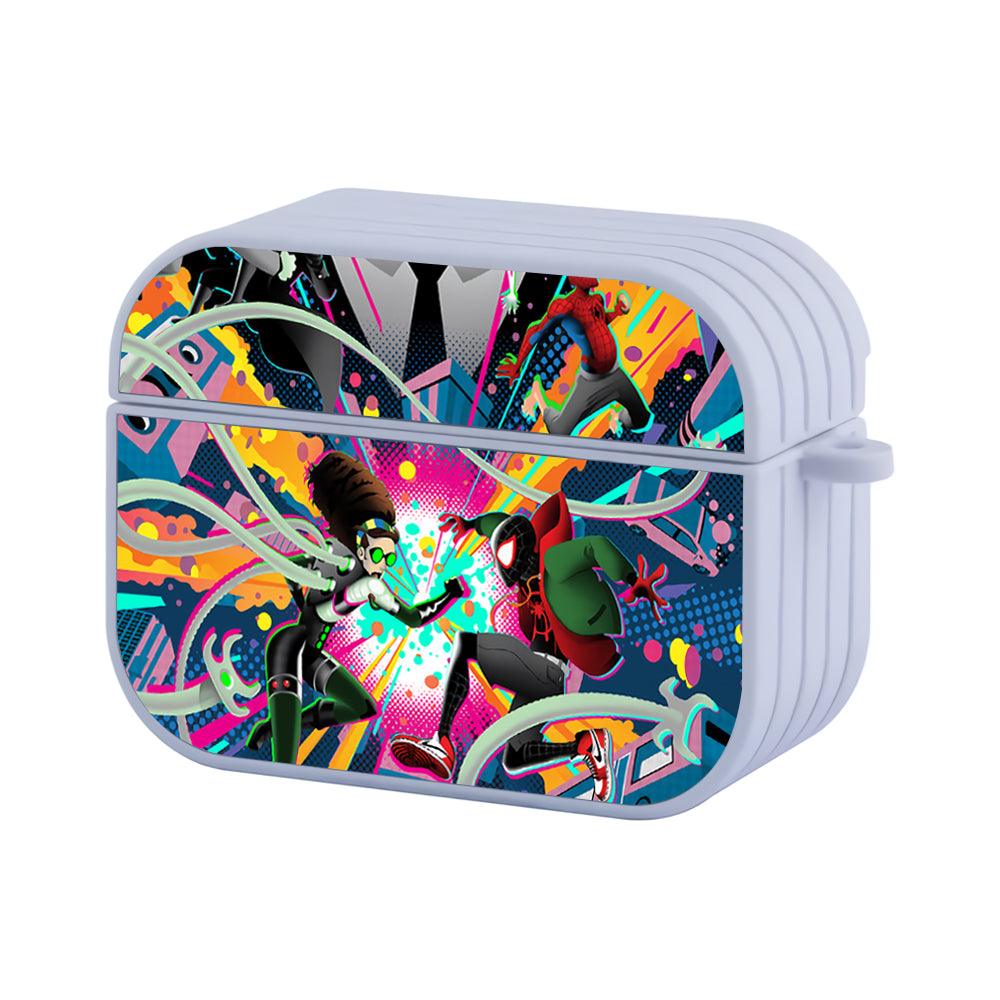 Spiderman Battle in the Air Apple Airpods Pro 2 Case White