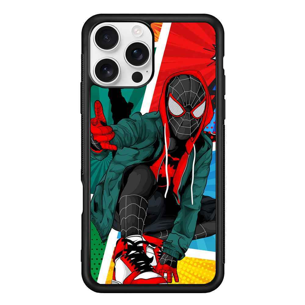 Spiderman Comic Art Work iPhone 16 Pro Case