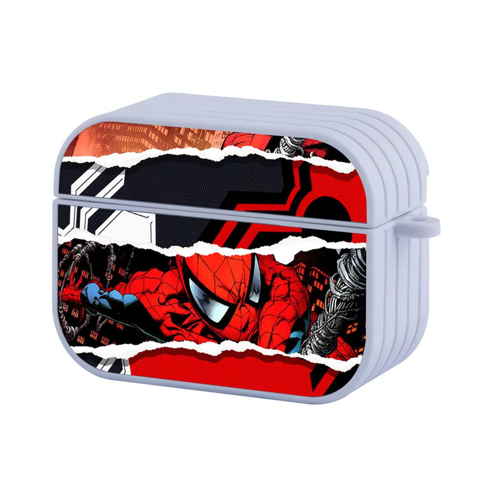 Spiderman Sketch of Action Apple Airpods Pro Case White